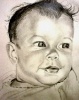 Baby Olivia, 11x14, graphite, 2007