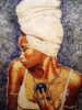Erykah Badu, 18x24, Acrylic, 1999